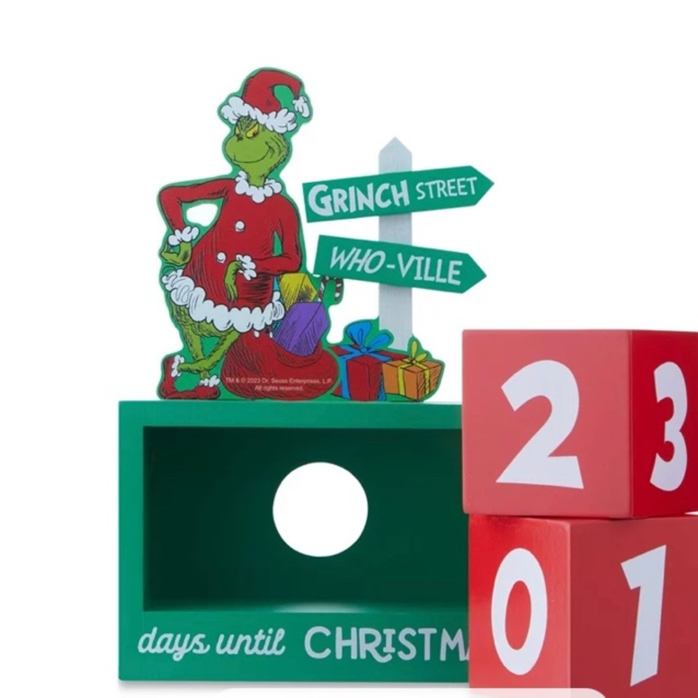 Dr Seuss' The Grinch Who Stole Christmas, Countdown Calendar, holiday decoration - Picture 4 of 16